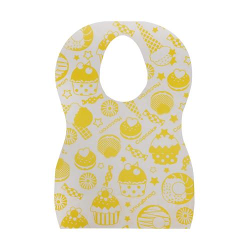 China Disposable Baby Apron with Pocket Waterproof PE Printed Bib Fabricante