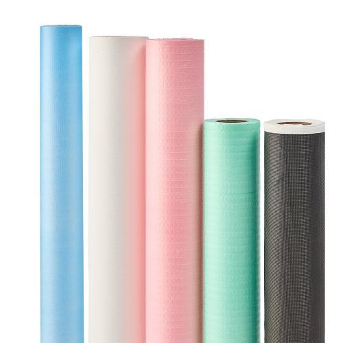 China Waterproof Disposable Bed Sheet Rolls Medical Examination Couch Rolls Drawsheet Roll Fabricante