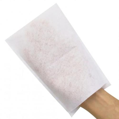 China Disposable Needle Punch Non-Woven Washing Gloves for Patient Care Fabricante