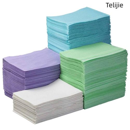 China Medical Professional Towels/Bibs 2-Ply Tissue, Poly-Backed Fabricante