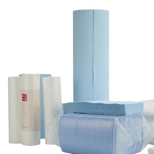 China High Strength Oil Absorption Scrim Reinforced Industrial Paper Wipes Roll for Industrial Cleaning Fabricante