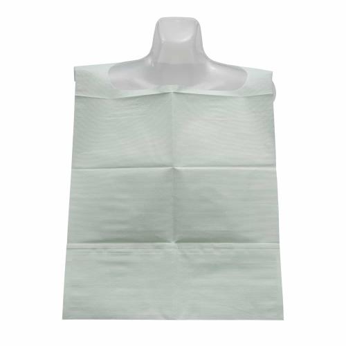 China Catering Commercial Disposable Waterproof Bib, Multi-Color Paper+PE Film Disposable Bib for Restaurant, Banquet & Daily Dining Fabricante