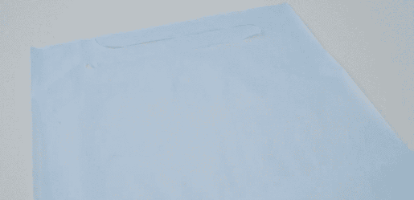 Aventais descartáveis médicos impermeáveis para tecido e odontologia, com amarras.