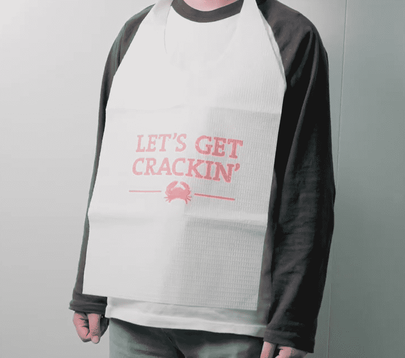 Babadores para adultos, aventais de cozinha impermeáveis e biodegradáveis, aventais descartáveis para salão de cabeleireiro.