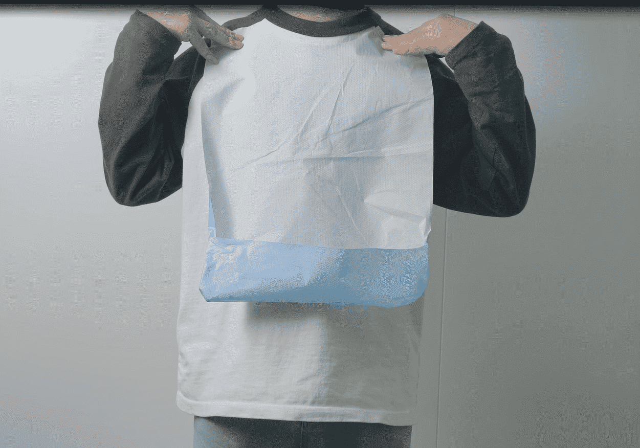 Babadores descartáveis para adultos, para uso odontológico, unissex, impermeáveis, para uniforme de trabalho.